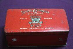 COL State Express Cigarettes Tin 