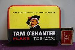 COL Tam Oand39Shanter Flake Tobacco Tin 