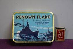 COL The Dominion Tobacco Company Renown Flake Tin 