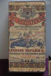 COL Theodor Vafiadis Egyptian Tobacco Tin 