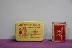 COL Van Rossemand39s Plakejes Tobacco Tin 