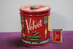 COL. Velvet Pipe & Cigarettes Tin 