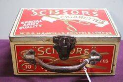 COL Vintage Scissors Cigarettes Case 