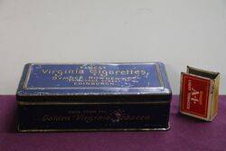 COL. Virginia Cigarettes Dymock Howden Tobacco Tin 