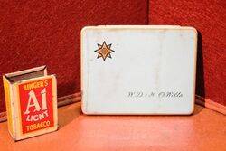 COL WD and HO Wills STAR Cigarette Tin 