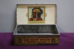 COL Wascana Cigars Tobacco Tin 