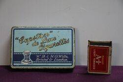 COL. Wills Capstan De Luxe Cigarettes Tin 