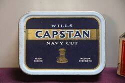 COL Wills Capstan Navy Cut Tobacco Tin 