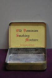 COL Wills Old Dominion Smoking Tobacco Tin 