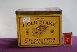 COL Willsand39s Gold Flake Cigarettes Tin 