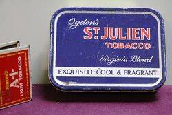 COL.  St Julien Tobacco tin.