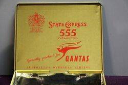 COL  State Express Qantas Cigarettes Tin 