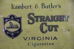 COL lambert and Butlerand39s Straight Cut Virginia Cigarettes Tin 