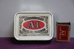 COl. Churchmans A1 Virginia Tobacco Tin 