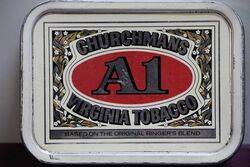 COl Churchmans A1 Virginia Tobacco Tin 