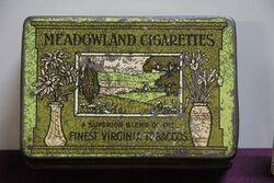 COl Meadowland Cigarettes Virginia Tobacco Tin 