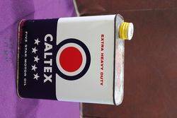 Caltex 5 Star Motor Oil Tin.