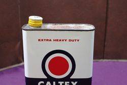 Caltex 5 Star Motor Oil Tin