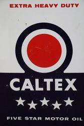 Caltex Five Star 2 Liters HD  Heavy Duty Oil Tin httpxxxxantiquesnet