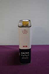 Caltex Five Star 2 Liters HD  Heavy Duty Oil Tin httpxxxxantiquesnet