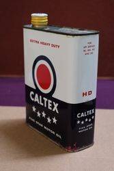 Caltex Five Star Motor Oil Tin