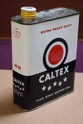 Caltex Five Star Motor Oil Tin