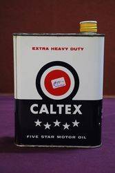 Caltex Five Star 2lt Motor Oil Tin
