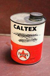Caltex One Quart Oil Tin.