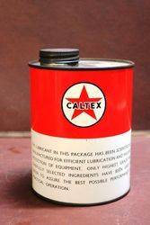 Caltex One Quart Oil Tin