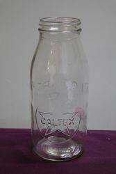 Caltex Quart Motor Oil Bottle 