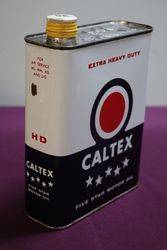 Caltex SAE 30 Motor Oil Tin