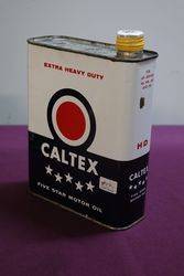 Caltex SAE 30 Motor Oil Tin