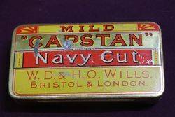 Capstan Navy Cut Tobacco Tin WDand HO Wills