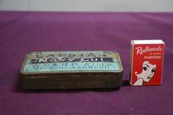 Capstan Navy Cut Tobacco Tins WDand HO Wills