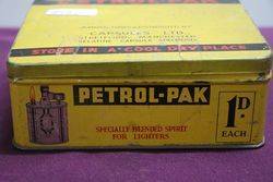 Capsules PetrolPak  Lighter Blended Spirit Tin 