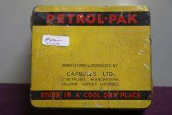 Capsules PetrolPak  Lighter Blended Spirit Tin 