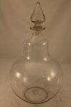 Carboy Pear Shaped Apothecary Bottle With Clear Drop Stopper 