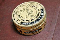 Carr Day And Martin Leather Soap Tin