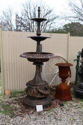 Cast Iron 3 Tier Victoria Fountain.