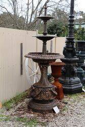 Cast Iron 3 Tier Victoria Fountain