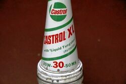 Castrol L Embossed Pint Bottle with Genuine L Tin Top