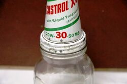 Castrol L Embossed Pint Bottle with Genuine L Tin Top