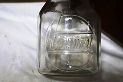 Castrol L Embossed Pint Bottle with Genuine L Tin Top