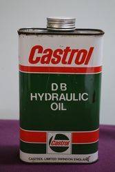 Castrol L GDB Hydraulic Oil One Litre Motor Oil Tin Castrol L GDB Hydraulic Oil One Litre Motor Oil Tin