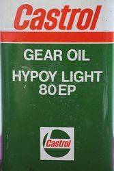 Castrol L Gear Oil HYpoy Light 80 EP one Litre Motor Oil Tin 