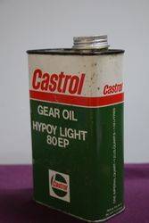 Castrol L Gear Oil HYpoy Light 80 EP one Litre Motor Oil Tin 