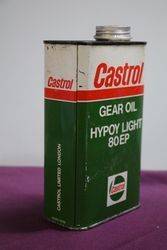 Castrol L Gear Oil HYpoy Light 80 EP one Litre Motor Oil Tin 