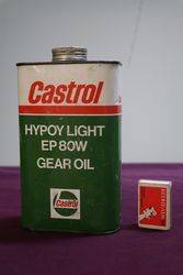 Castrol L Hypoy Light EP80W One Litre Oil Tin