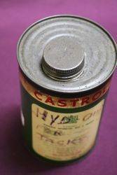 Castrol One Quart Oil Tin