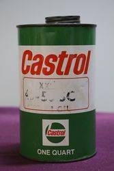 Castrol One Quart Oil Tin